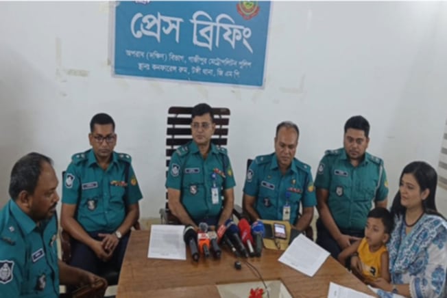 টঙ্গী থেকে অপহৃত শিশু আলিফ ঝিনাইদহ থেকে উদ্ধার আটক-৩