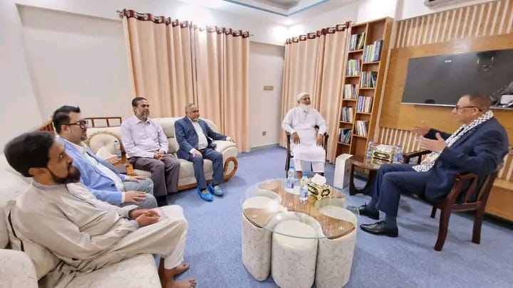 আমীরে জামায়াত ডা. শফিকুর রহমান এর সঙ্গে ফিলিস্তিনের মান্যবর এ্যাম্বাসেডর মি. ইউসুফ সালেহ ওয়াই. রামাদান এর সৌজন্য সাক্ষাৎ ও মতবিনিময়।