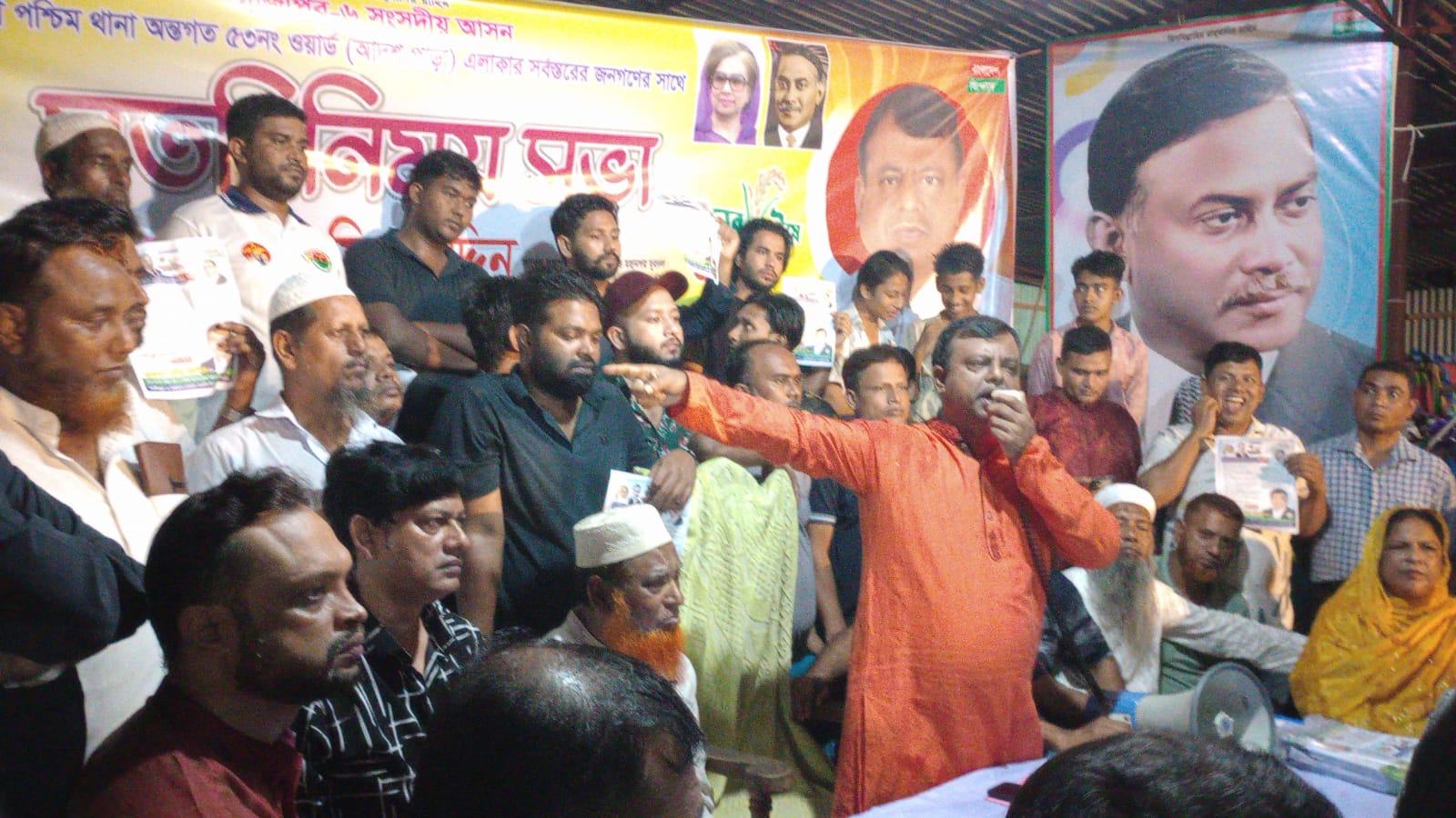 টঙ্গীর আদর্শ পাড়ায় প্রভাষক বশির উদ্দিন। মতবিনিময় সভা অনুষ্ঠিত।