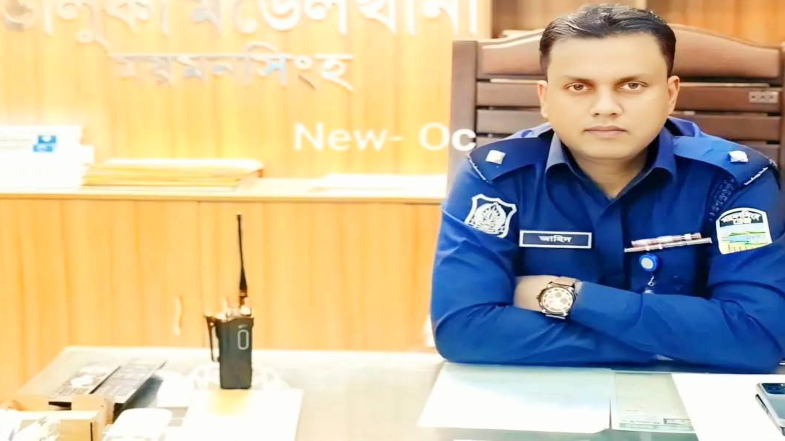 ভালুকা মডেল থানার নতুন ওসি হিসেবে মোহাম্মদ জাহিদুল ইসলামের যোগদান