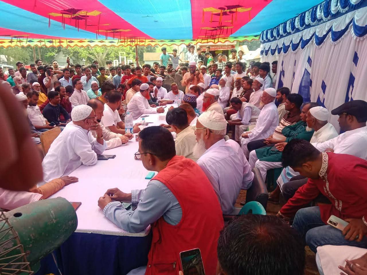 নরসিংদী রায়পুরার বাঁশগাড়ীতে ১ যুগের বিরোধের অবসান