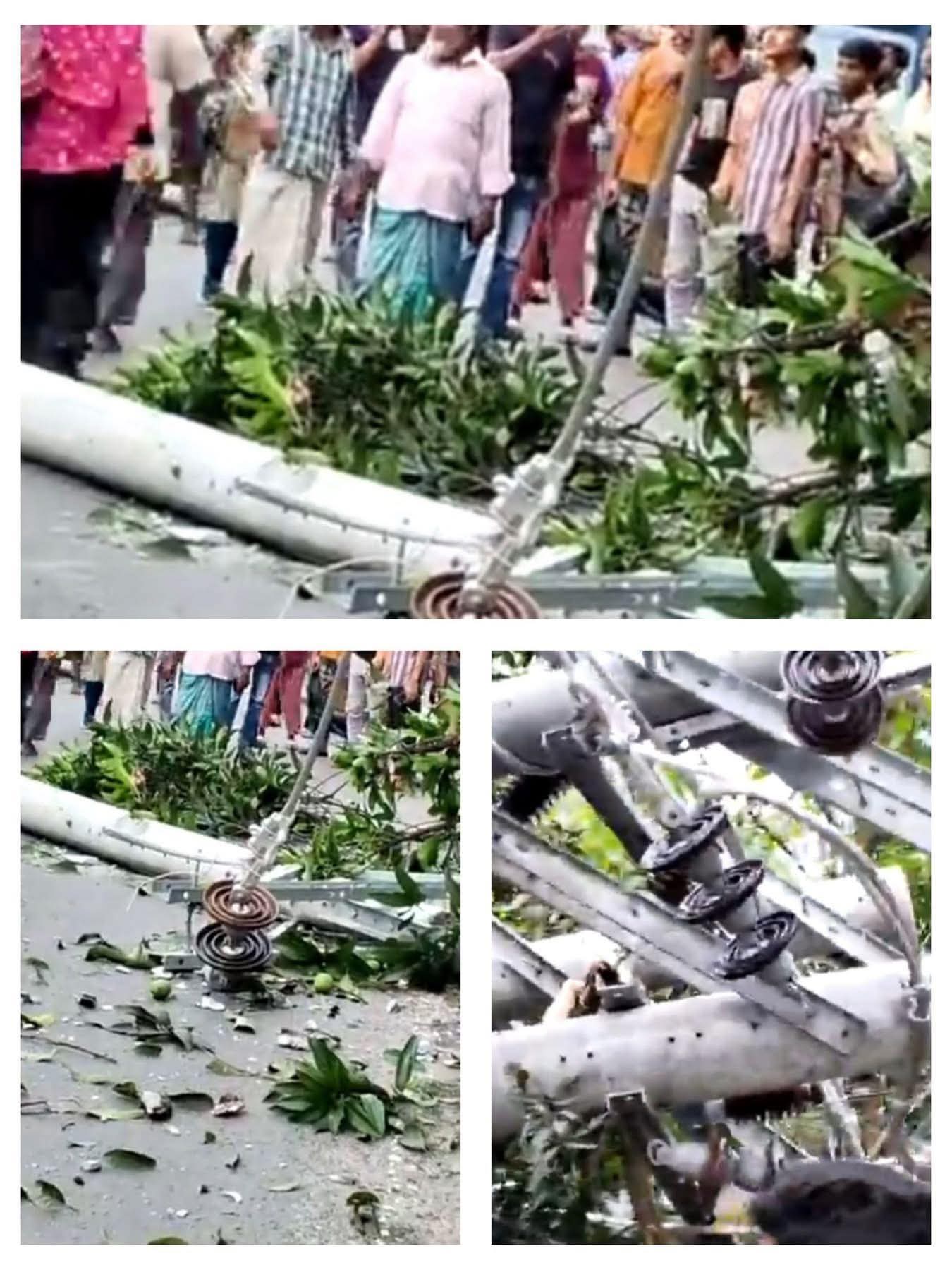 গাজীপুরের কালিগঞ্জ শিমুলিয়ায় আঞ্চলিক মহাসড়কে বিদ্যুতের খুঁটি পরে প্রাণ গেল ১ শিক্ষিকার